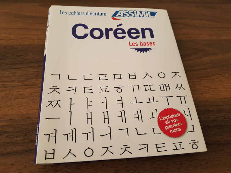 Cahier d'écriture Coréen Assimil - Couverture