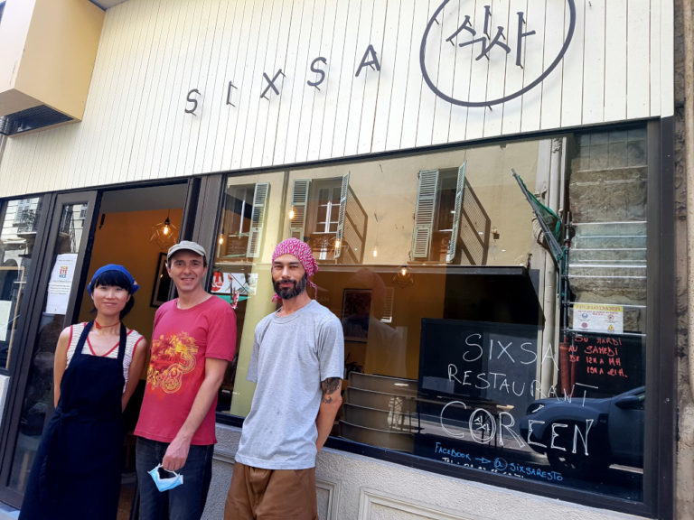 Restaurant coréen Le sixsa 식사 à Nice