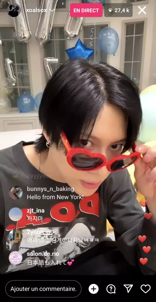 Taemin Instalive 18 07 2024 (Heure de Séoul)