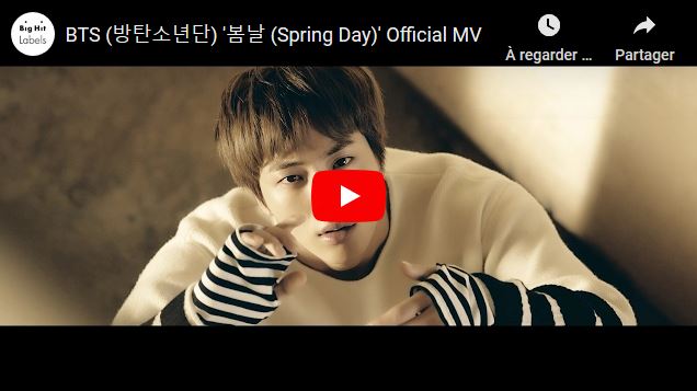 |Big hit labels - BTS - Spring day