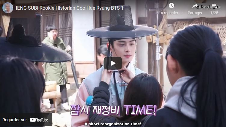 Rookie historian Go Hae-ryung - Behind the scenes