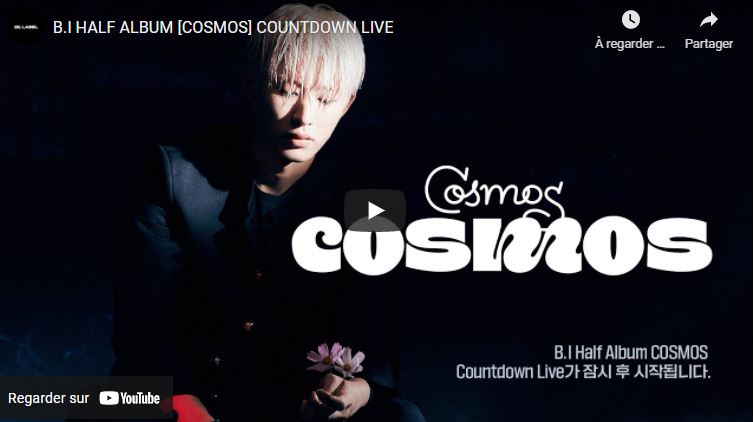 B.I - Cosmos, countdown live