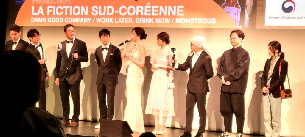 Damn good company sur la scène de l'espace Miramar à Cannes 2022