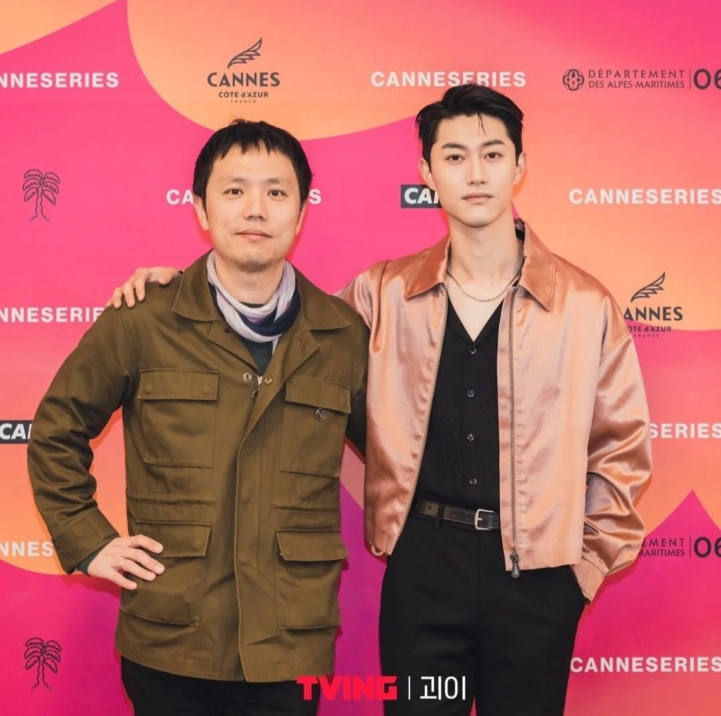 Kwak Dong-yeon et le réalisateur  Jang Kun-jae -Tving