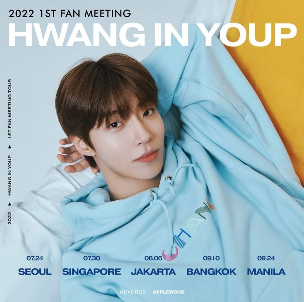 Hwang In Youp Fanmeeting 2022 Seoul Singapore Jakarta Bangkok Manila