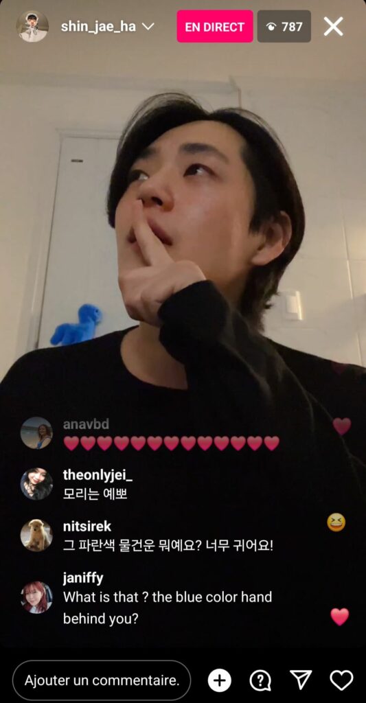 Shin Jae-ha Instalive 17/04/2024