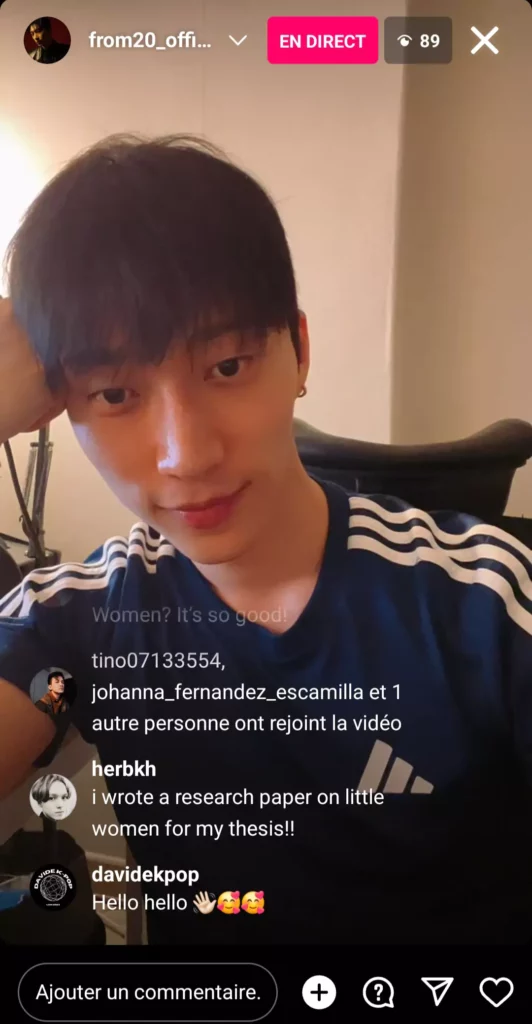 Kim Rae-hwan instalive 04/05/2024