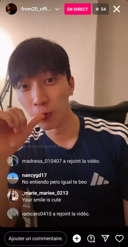 Kim Rae-hwan instalive 04/05/2024