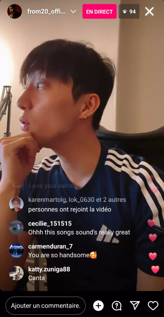 Kim Rae-hwan instalive 04/05/2024