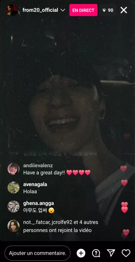 Kim Rae-hwan instalive 10/05/2024